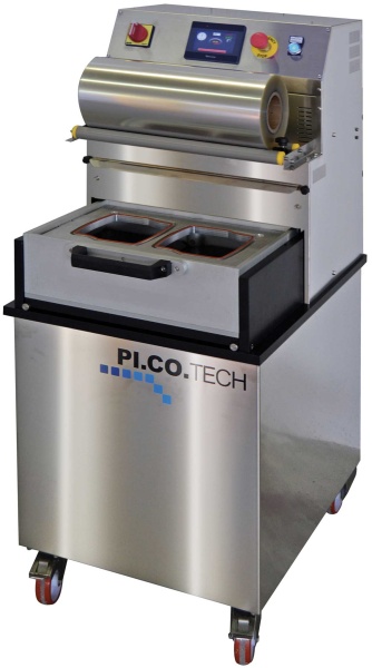 Запайщик лотков вакуумный серии TM (вакуум-газ+СКИН)