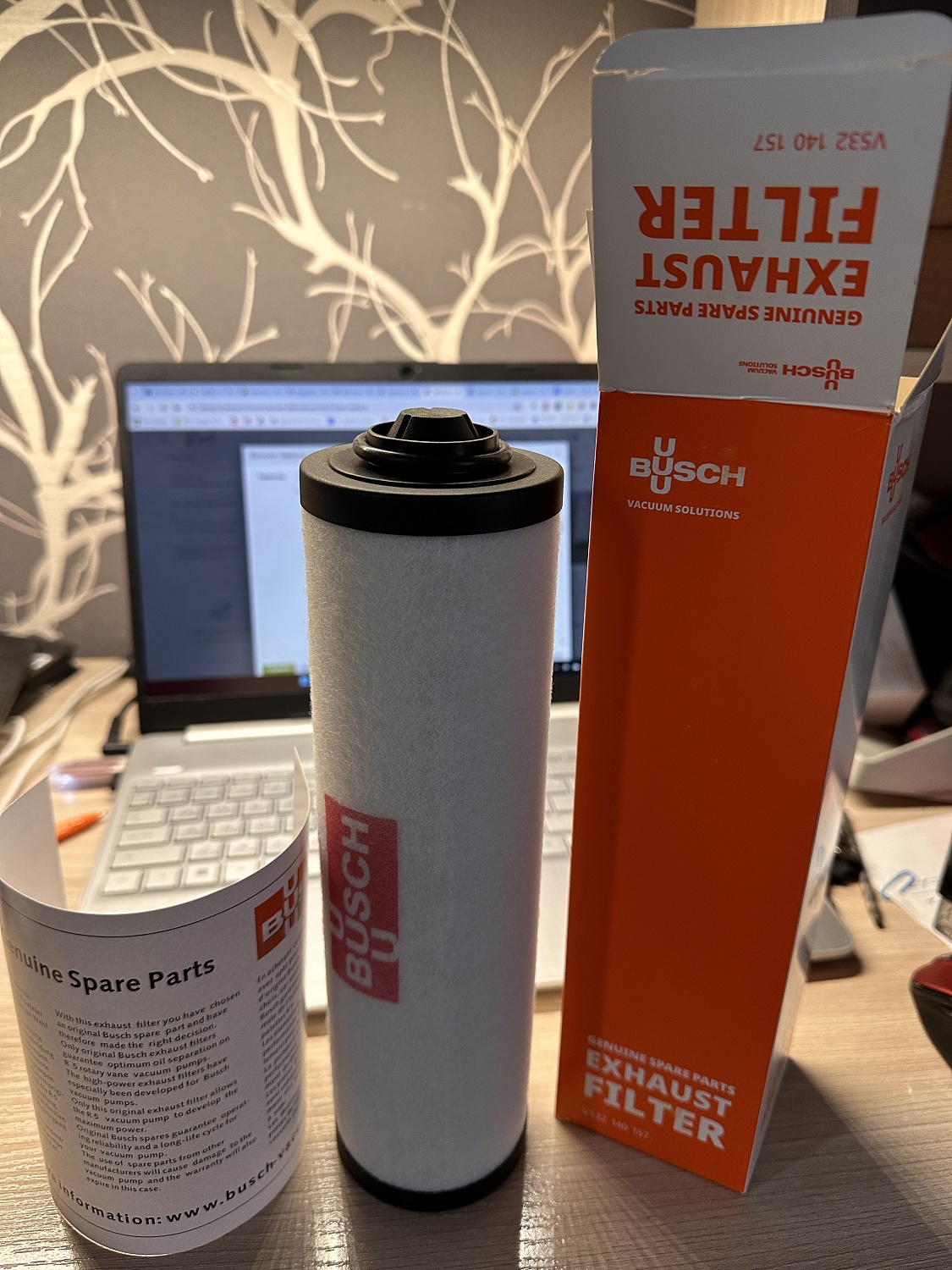 Фильтр выхлопной BUSCH арт. 0532140157
